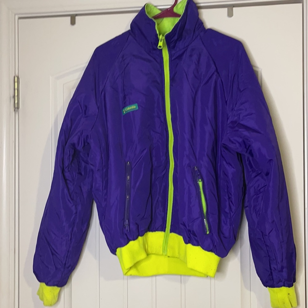 Retro Reversible Columbia Jacket